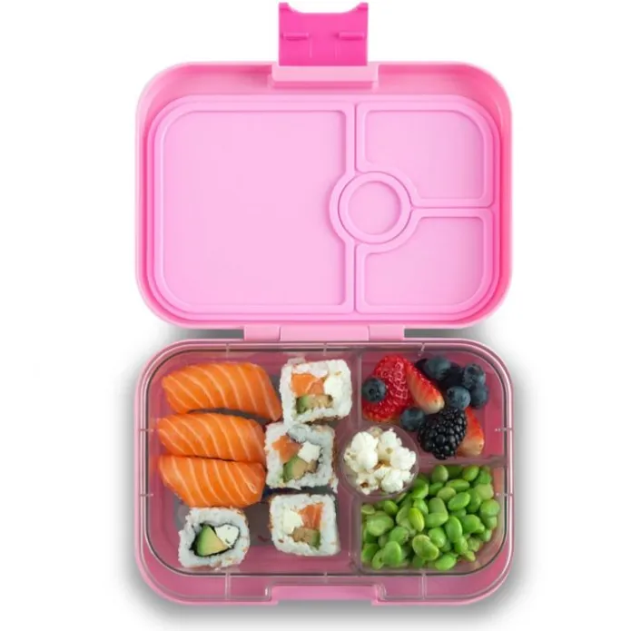 Fiambrera de tritán (sin BPA) con 4 compartimentos Panino Arcoíris - Yumbox