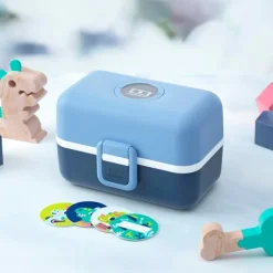 Fiambrera triple compacta azul infinity polipropileno (sin BPA) 800 ml - Monbento