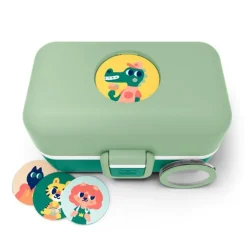 Fiambrera triple compacta polipropileno verde bosque (sin BPA) 800 ml - Monbento