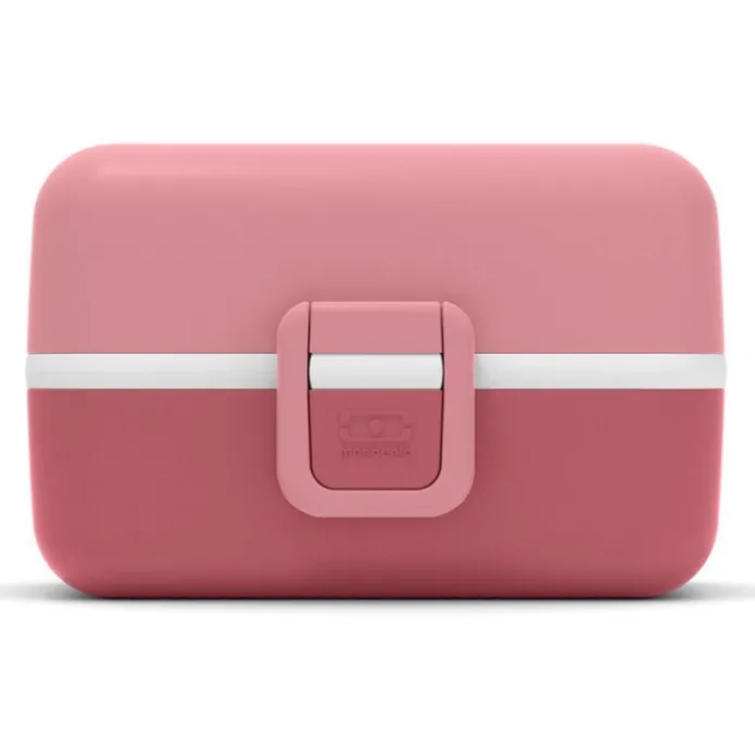 Fiambrera triple compacta rosa blush polipropileno (sin BPA) 800 ml - Monbento