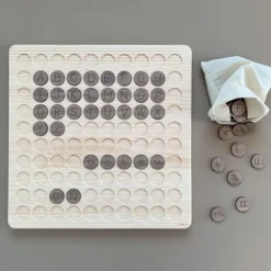 Fichas con letras de madera para lectoescritura - Ösbru