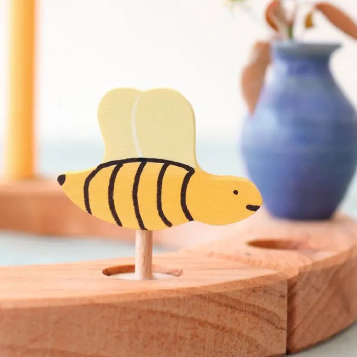 Figura abeja de madera para calendario anual y espiral de celebración - Grimm's