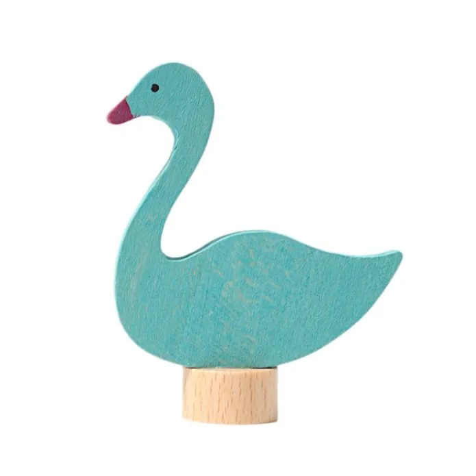 Figura cisne de madera para calendario anual circular y para espiral - Grimm's