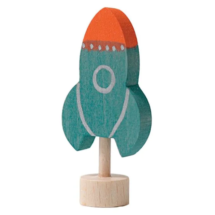 Figura cohete de madera para calendario anual circular y para espiral - Grimm's