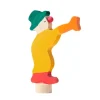 Figura payaso de madera para calendario anual y espiral de celebración - Grimm's