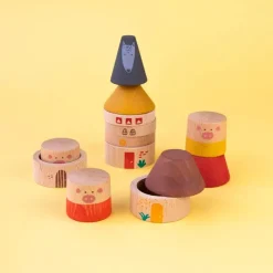 Figuras de madera Los 3 cerditos (13) - Londji