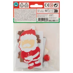Figuras navideñas de goma EVA para decorar (3)