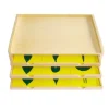 Gabinete botánico de madera con 18 inserciones - Montessori