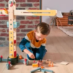 Grúa de construcción de madera - Janod