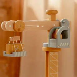Grúa de construcción para circuito de tren - Little Dutch