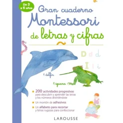 Gran cuaderno Montessori de letras y cifras - Larousse