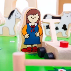 Granja de madera con accesorios - Bigjigs