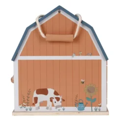 Granja de madera portátil con animales - Little Dutch