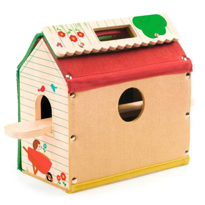 Granja de madera y fieltro portátil con animales Softi Farm - Djeco
