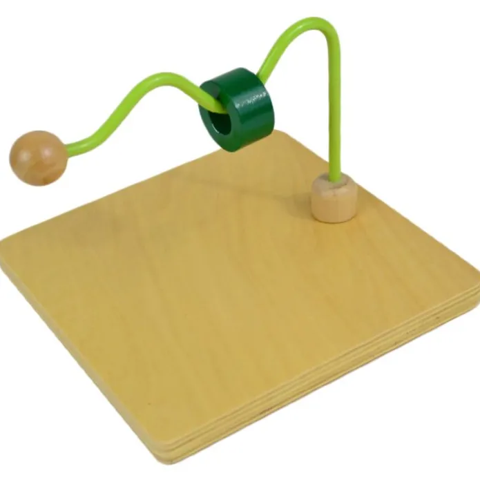 Guía horizontal ondulada de madera - Montessori