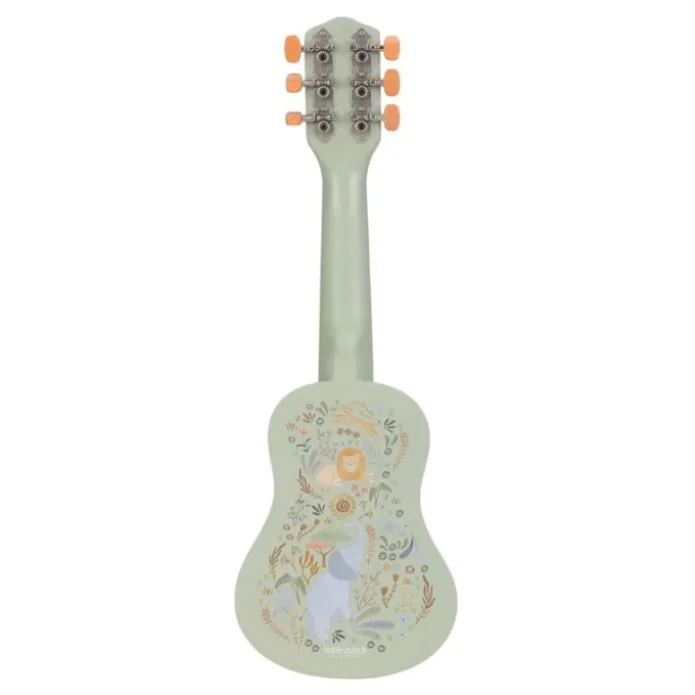 Guitarra de madera verde Safari Friends - Little Dutch