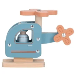 Helicóptero y muñeco de madera - Little Dutch