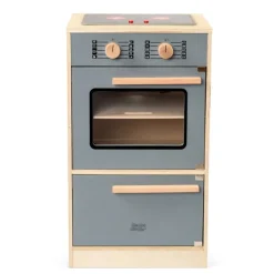 Horno y vitrocerámica de madera Emerald Green MamaMemo - Astrup + REGALO tabla cortar