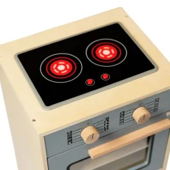 Horno y vitrocerámica de madera Emerald Green MamaMemo - Astrup + REGALO tabla cortar