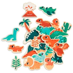 Imanes de madera dinosaurios 24 piezas - Janod