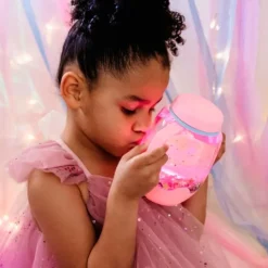 Jarra sensorial rosa con luces - GloPals
