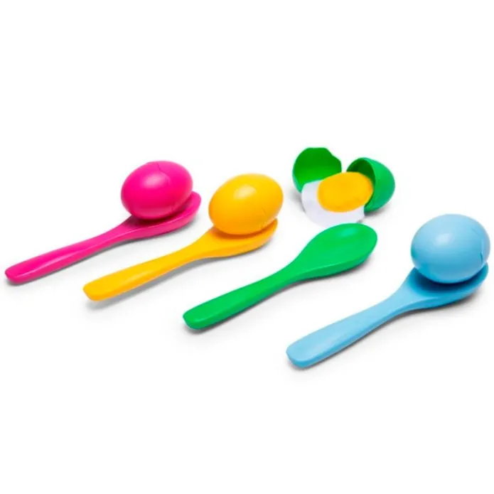 Juego carrera de huevos con yemas - BS Toys