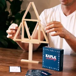 Juego Challenge 12 desafíos y 16 bloques de madera - KAPLA