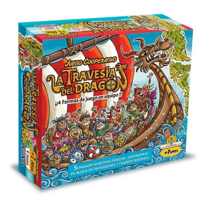 Juego cooperativo La travesía del dragón - Ekilikua