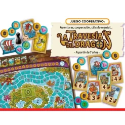 Juego cooperativo La travesía del dragón - Ekilikua
