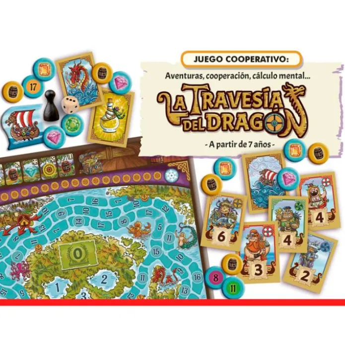 Juego cooperativo La travesía del dragón - Ekilikua