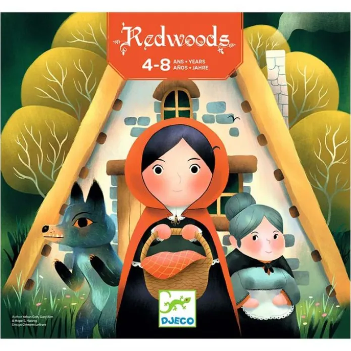 Juego cooperativo Redwoods Caperucita Roja - Djeco