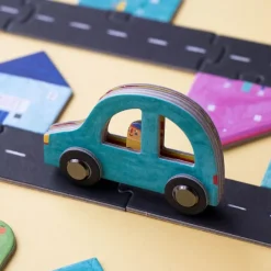 Juego cooperativo Roads carreteras y coches - Londji