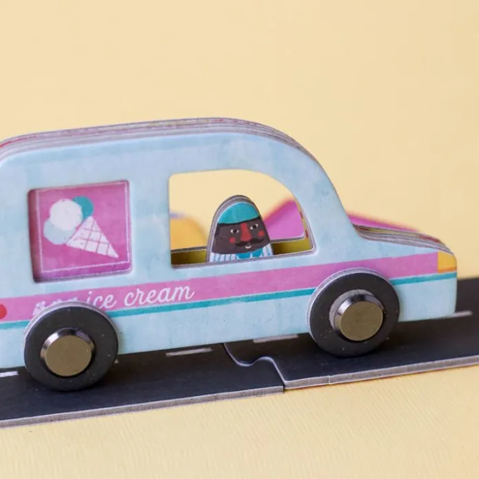 Juego cooperativo Roads carreteras y coches - Londji