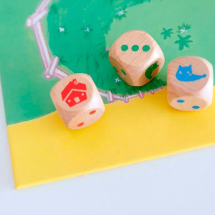 Juego cooperativo Woolfy: El lobo y los tres cerditos - Djeco