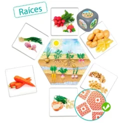 Juego de asociación: De dónde vienen los alimentos - Akros