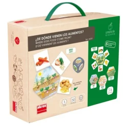 Juego de asociación: De dónde vienen los alimentos - Akros