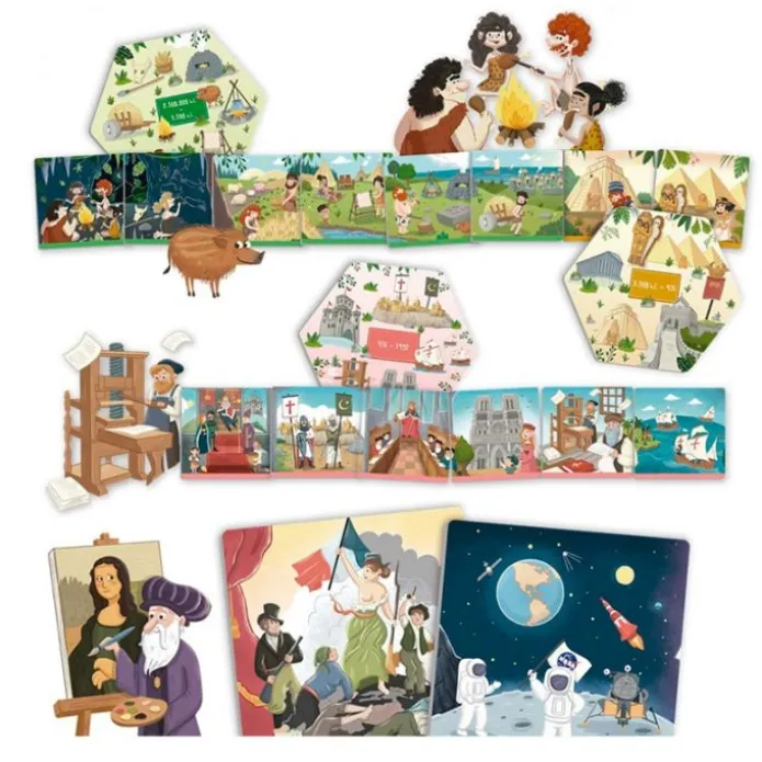 Juego de asociación ¡Descubre la historia de la humanidad! - Akros