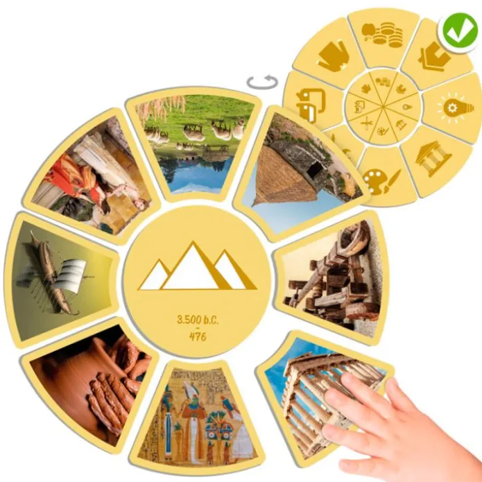 Juego de asociación ¡Descubre las etapas de la historia! - Akros