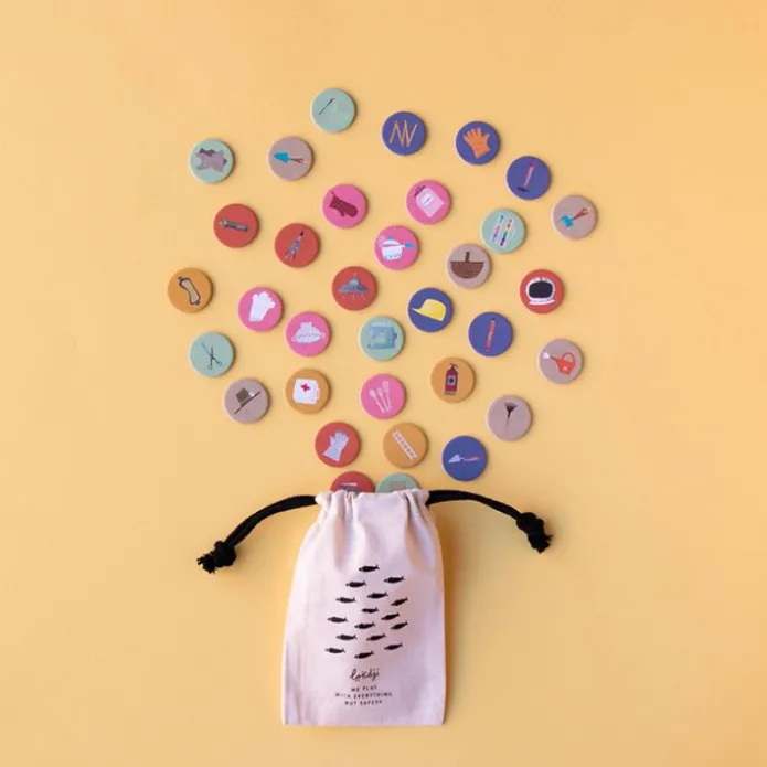 Juego de asociación Loto profesiones I want to be - Londji