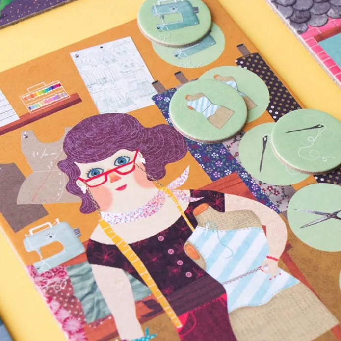 Juego de asociación Loto profesiones I want to be - Londji