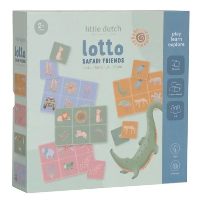 Juego de asociación Lotto Safari Friends - Little Dutch
