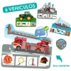 Juego de asociación: Vehículos de profesiones - Akros