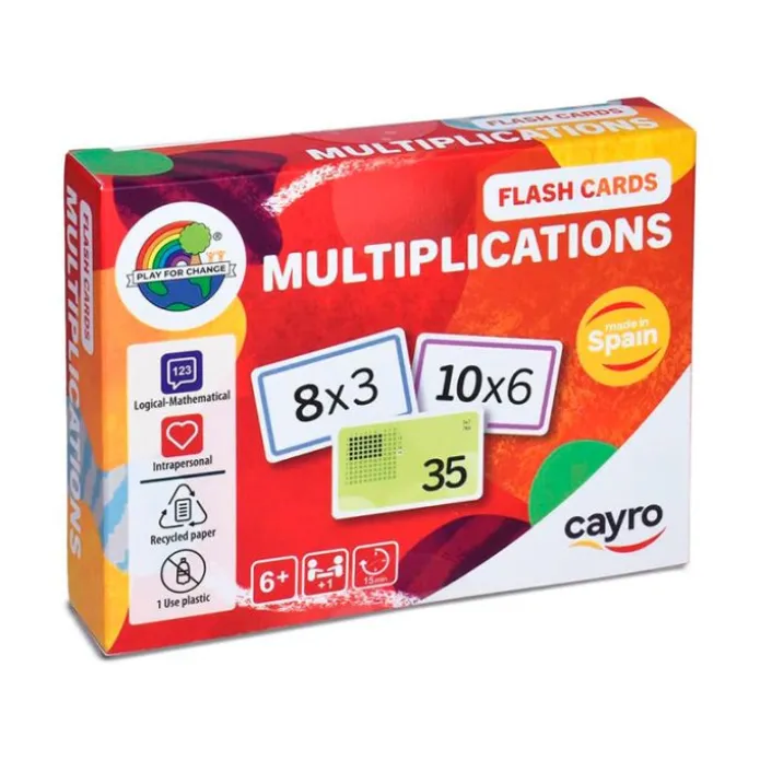 Juego de cartas 110 cartas Multiplicaciones - Cayro