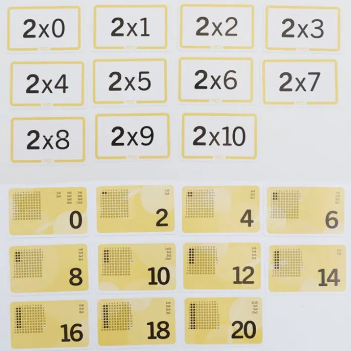 Juego de cartas 110 cartas Multiplicaciones - Cayro