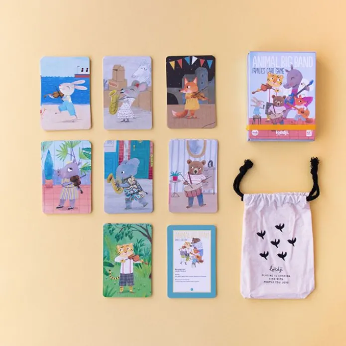 Juego de cartas de asociación Animal Big Band - Londji