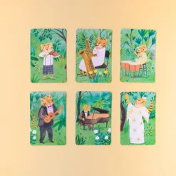 Juego de cartas de asociación Animal Big Band - Londji