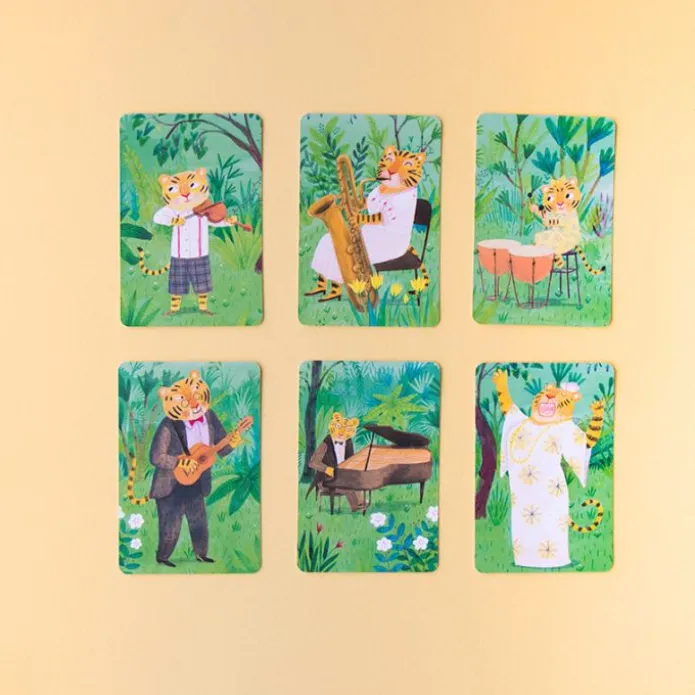 Juego de cartas de asociación Animal Big Band - Londji