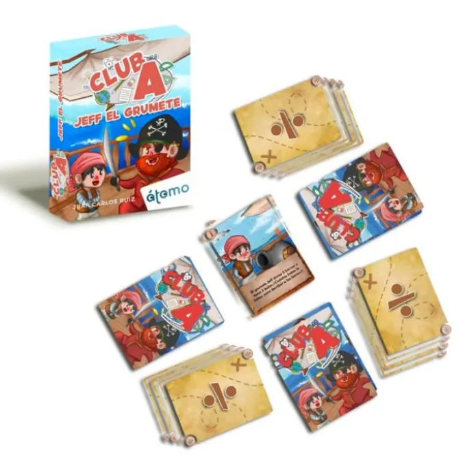 Juego de cartas de cálculo Jeff el grumete Club A - Átomo Games
