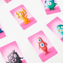 Juego de cartas de cálculo mental Ojo, mano, pata ¡Monstruos! - Átomo Games