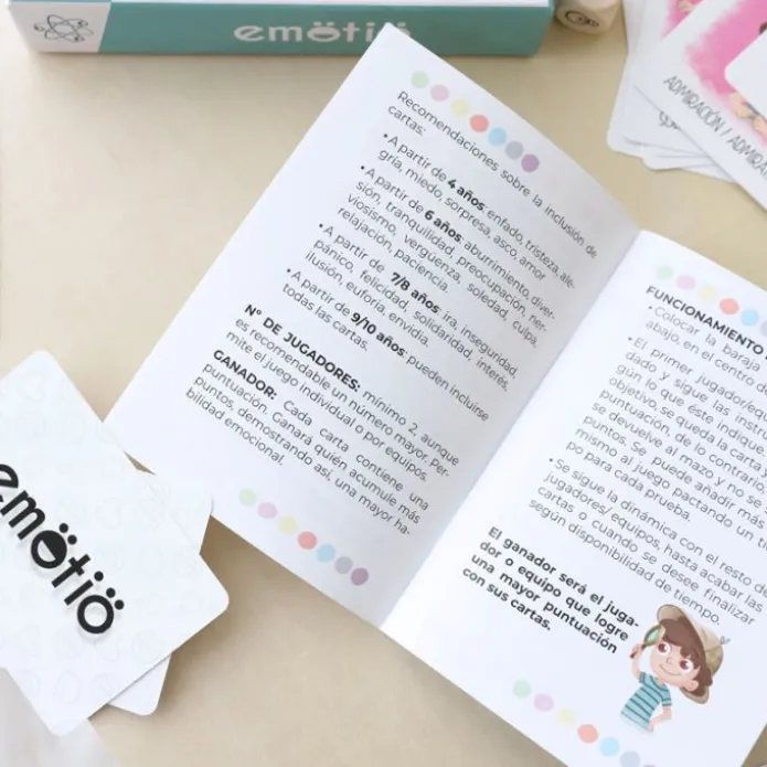 Juego de cartas de emociones Emötiö - Átomo Games